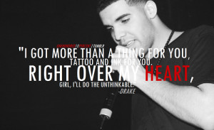 ... keys # heart # unthinkable # thank me later # drizzy # quote # love