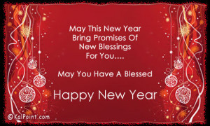 Happy New Year Blessings