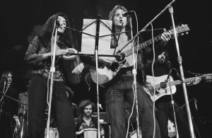 John Lennon, Yoko Ono and Jerry Rubin. 