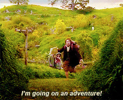 ... adventure” during a scene from the 2012 film The Hobbit: An