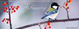 February Calendar Facebook Cover