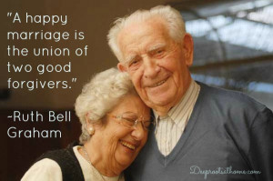 Fulfilling Marriage, older man and woman, couple laughing, quote, Ruth ...