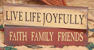 faith family friends sayings block faith family friends is printed