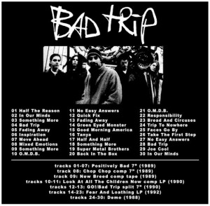 Re: B&Q Update: Bad Trip 1988-1992 anthology