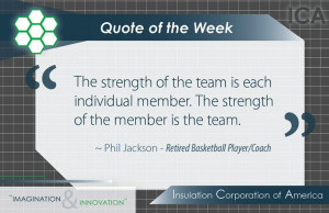 Quote of the Week ~ Phil Jackson ~ 