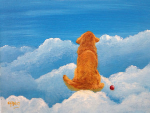 For You - golden retriever waiting for his owner all dogs go to heaven ...