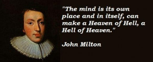 John milton famous quotes 1