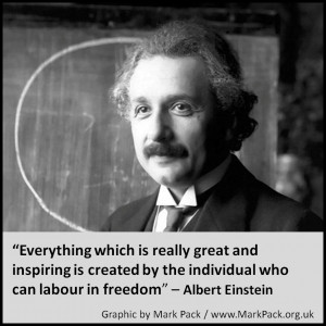Albert Einstein, the good liberal