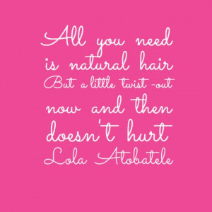 natural hair quotes