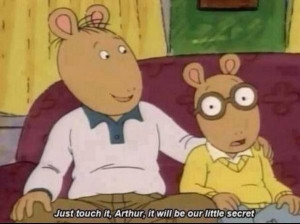 18. When Arthur was told something very disturbing: