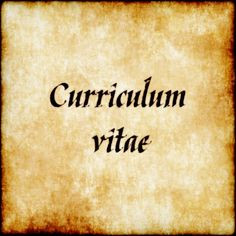 Curriculum vitae - Course of life. #latin #phrase #quote #quotes ...
