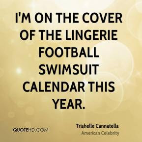 Trishelle Cannatella - I'm on the cover of the lingerie football ...