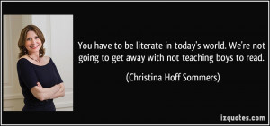 More Christina Hoff Sommers Quotes