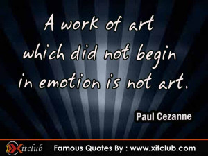 You Are Currently Browsing 15 Most Famous Quotes By Paul Cezanne