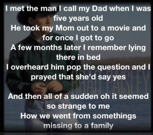 Brad Paisley~ He didn't have to be~ The song my Step Dad and I danced ...