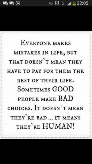 mistakes Good people bad choices