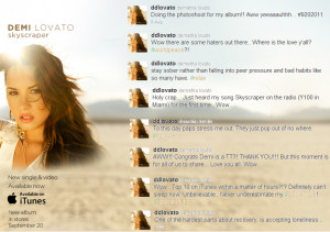 Demi Lovato Tweets Tweet Wallpaper Toplessalien