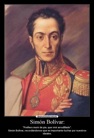 Simon Bolivar Quotes Picture