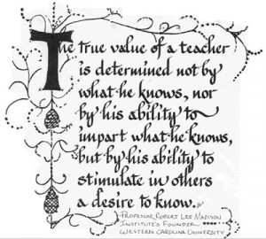 ... Make A Difference ----- The Dedication of Teachers Part One