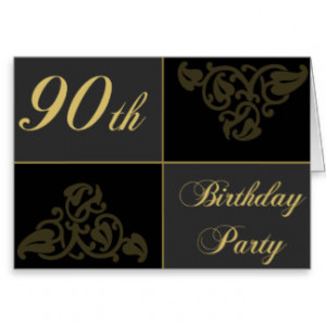 90th Birthday Party Supplies Gifts
