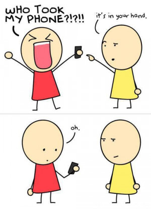 ... , funny, girls, happens, life, people, phone, quotes, took, who