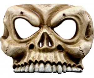 Latex Mask: Skull (1/2 Face)