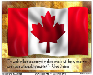 The world will not be destroyed by those who do evil, but by those who ...