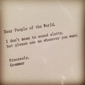 Grammar quote
