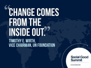 Social Good Summit #2030NOW 10 Quotes from Monday's lectures