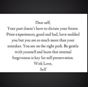 Dear self
