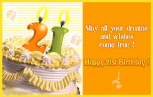 21st Birthday Card Twenty First Birthday Wishes