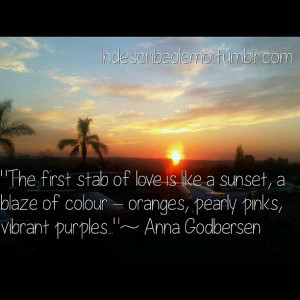 sunset #quotes #TakenByMe #indescribable (Taken with Instagram )