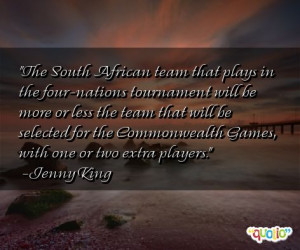 The South African team that plays in