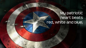 my patriotic heart beats red white and blue this patriots day