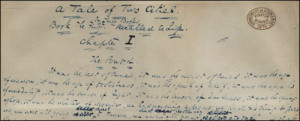 View the original manuscript of A Tale of Two Cities online at the ...
