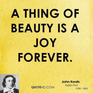 John Keats Quo...