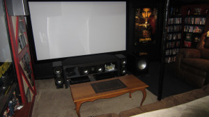 BASEMENT HOME THEATER - EPSON 5030UB 2D/3D PROJECTOR W/ 100