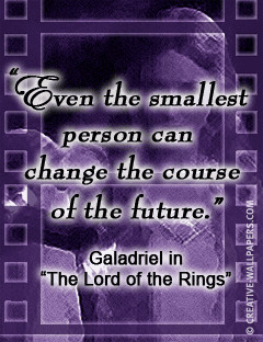 Fantasy movie quote The Lord of the Rings
