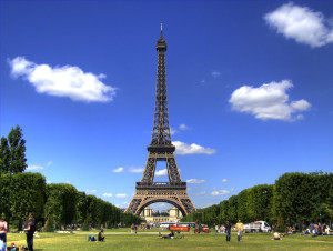 ... Eiffel Tower in sight. In reality, this Paris attraction is now the