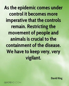 As the epidemic comes under control it becomes more imperative that ...