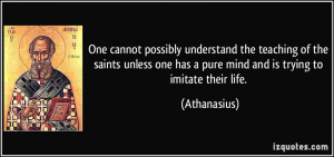 St Athanasius Quotes