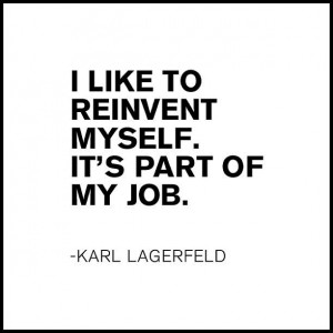 Thank You Karl Lagerfeld for explaining how I feel as well!!!