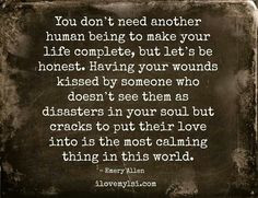 Love quote damaged quote from Allen More