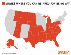 Here are the states where you can still be fired for being gay because ...