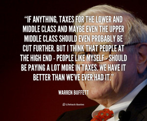 Warren Buffett Quotes Taxes