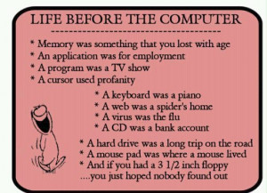Old timey computer skills