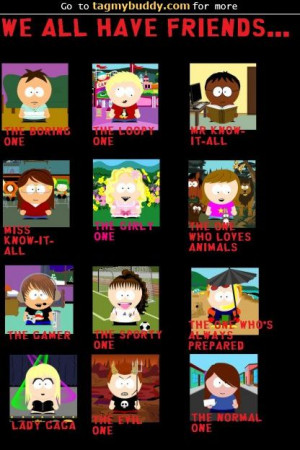 Tag Your Friends South Park...