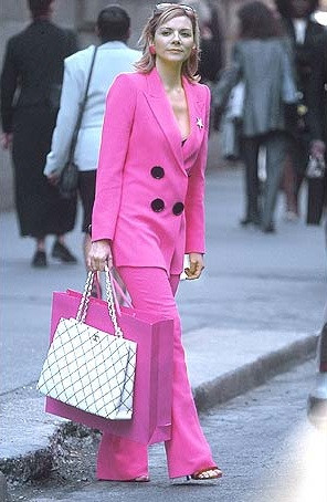 Pink Emanuel Ungaro Suit & CHANEL Tote