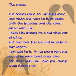 uncle+in+heaven+poem | Rip Uncle Poems