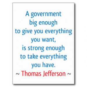 Thomas Jefferson #1 Post Card